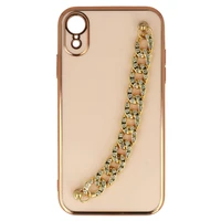 Moderns viedtālruņa apvalks Iphone XR dizains 4 gaiši rozā