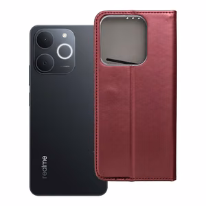 Flip case for Realme Note 70 Smart Magneto burgundy