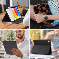 Tech-Protect Lamano macins priekš iPad 10.9 10 / 2022 / 11 11 / 2025 - bruns un melns