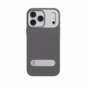 Moshi Kameleon MagSafe vāciņš ierīcei iPhone 17 Pro Max, ar statīva funkciju, “Midnight Gray” krāsā