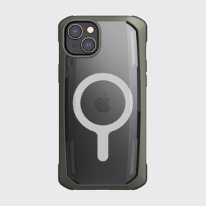 Raptic X-Doria Drošības apvalks iPhone 14 ar Magnētisko bruņu pārklājumu zaļš