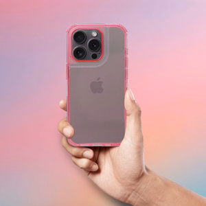 MATRIX CLEAR viedtālruņa apvalks IPHONE 17 Pro pūdera rozā
