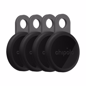 Chipolo LOOP – uzlādējams Bluetooth izsekotājs ar silikona cilpu iOS & Android, 4col_Charcoal