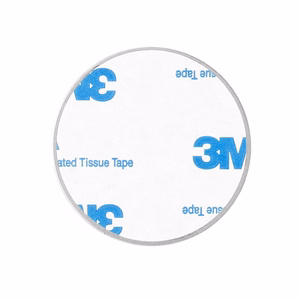 Metāla plāksīte magnētisko turētāju - apaļa 40 mm melna