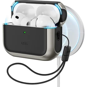 ESR Orbit HaloLock MagSafe maciņš AirPods Pro 3 pelēks un melns