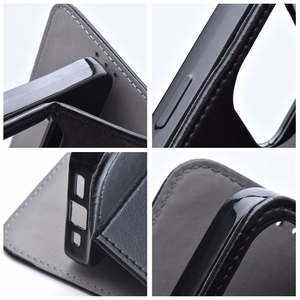 SMART MAGNETO grāmatas apvalks viedtālrunim MOTOROLA G54 melns