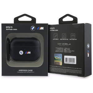 BMW Curved Line Maciņš for AirPods Pro 3 - melns