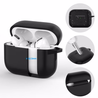 Tech-Protect silikona āķa apvalks Apple AirPods Pro 1 / 2 - melns