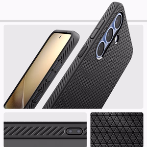 Spigen Liquid Air Viedtālruņa apvalks Samsung Galaxy S25 - matēta melna