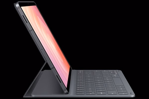 DX730UB plāns grāmatas tipa maciņš ar tastatūru Samsung Galaxy Tab S11, melns
