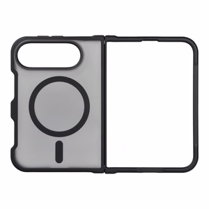 Melns Forcell F-Protect 4sD-i Smoke Hybrid Premium vāciņš modelim iPhone Duo, saderīgs ar MagSafe