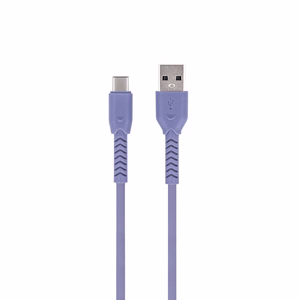 Maxlife MXUC-04 kabelis USB - USB-C 1,0 m 3A violets