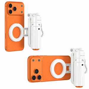 Blavec alumīnija selfiju kāts Coco PRO Mini P-01 Magsafe Auto pop četrkājis + tālvadības pults + turētājs 0,48 metri (SSCPMP01-MQHW048) balts