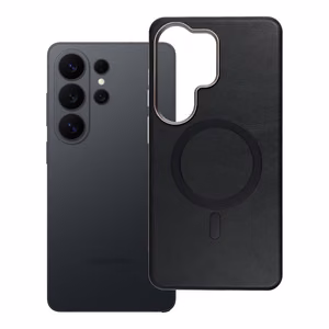 GENTLEMAN MAG COVER magnētiskais viedtālruņa apvalks, saderīgs ar MagSafe, paredzēts SAMSUNG S26 Ultra, melns