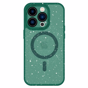 Tel Protect Magnētiskais Splash matētais viedtālruņa apvalks Iphone 15 Pro (m) - zaļš