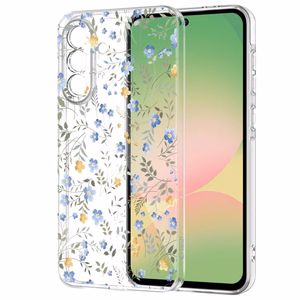 Tech-Protect FlexAir vacins Samsung Galaxy A27, caurspidigs ar ziedu rakstu