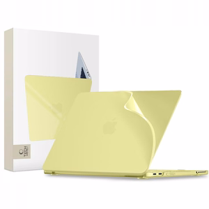 Tech-Protect Softshell maciņš priekš MacBook Neo 13 2026 - matēti dzeltens