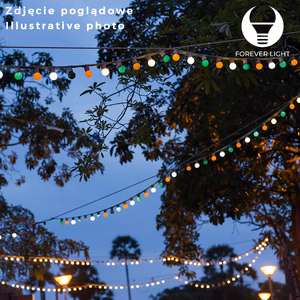 Forever Light LED spuldze E27 G45 2W 230V sarkana 5 gab.