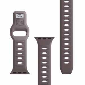 3mk silikona siksniņa Apple Watch, 42/44/45/46/49 mm, Taupe, lielais izmērs