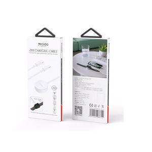 YESIDO lādētājs CA113 2 in 1 iPhone un Apple Watch 2,5W + Type-C/Lightning kabelis 1,2 m 2,4A, balts