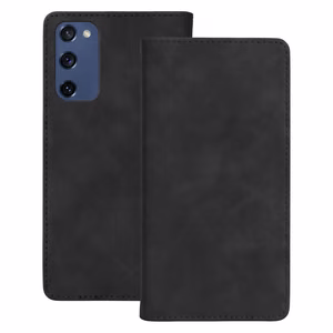 Smart Suede viedtālruņa apvalks Samsung Galaxy S20 FE / S20 Lite / S20 FE 5G melns