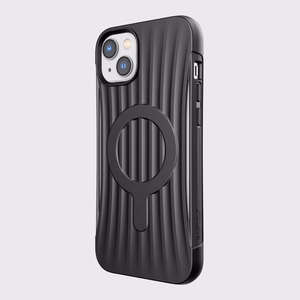 Raptic X-Doria Clutch viedtālruņa apvalks iPhone 14 Plus ar Magnētisko melnu aizmugurējo pārklājumu