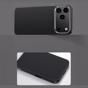 Benks Magnetic Armor Pro 600D kevlara vāciņš ar metāla rāmi (C.K.FL.AP.BK.BA72) iPhone 18 Pro / 17 Pro, melns