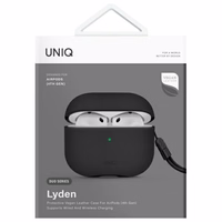 Uniq Lyden DS AirPods 4 apvalks - melns