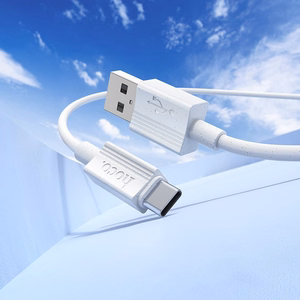 Кабель USB A на USB C Hoco 3A 1 m X107 белый