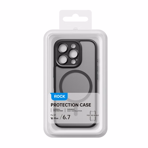 Rock Guard Touch Matte Series Magnētiskais viedtālruņa apvalks Iphone 16 Pro Max zils