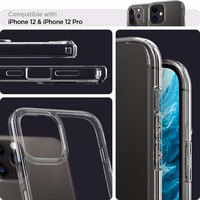 Spigen Ultra Hybrid apvalks viedtālrunim iPhone 12 / 12 Pro - Skaidrs