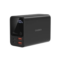 Portatīvais lādētājs Choetech B635BK USB-A / USB-C 22,5W 27000mAh (melns)