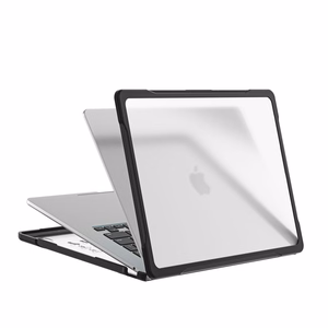 Tech-Protect Velar Case for MacBook Air 13" 2023 / 2024 / 2025 / 2026 - Transparent Black