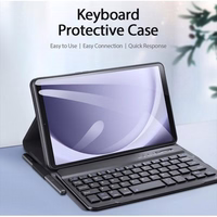 Dux Ducix "TK Series" bezvadu Bluetooth klaviatūra / Maciņš priekš Samsung X110 (X115) Tab A9 melns