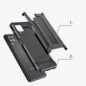 ARMOR viedtālruņa apvalks SAMSUNG A22 5G melns