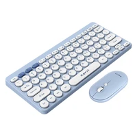 Havit KB279GCM bezvadu 2-in-1 spēļu komplekts tastatūra + pele (zila) (QWERTY)