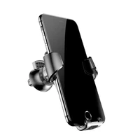 Baseus gravitācijas turētājs automašīnai, stiprināms pie restēm (melns)