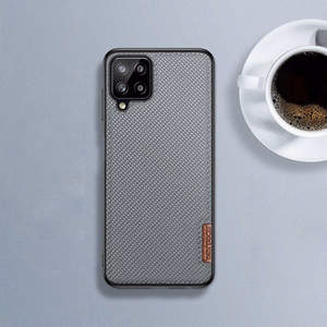 Dux Ducis Fino apvalks pārklāts ar neilona materiālu Samsung Galaxy A22 4G zaļš