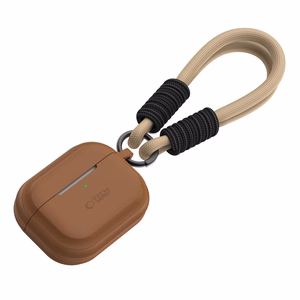 Tech-Protect silikona siksniņas apvalks Apple AirPods Pro 1 / 2 - brūns