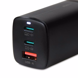 iBOX C-65 melns, GaN 65W universālais lādētājs