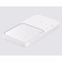 Bezvadu lādētājs Samsung "Duo" EP-P5400TWEGEU Balts 15W (ar lādētājs un kabelis) / 100% Genuine /