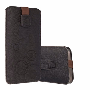 WONDER Deko maciņš (XXL izmērs) priekš Samsung S25 Ultra/S24 Ultra/M35/M23/A16 5G/Xiaomi Redmi 14C chocolate