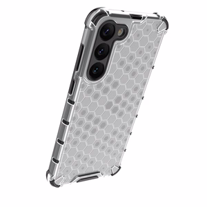 Honeycomb viedtālruņa apvalks Samsung Galaxy S23+ bruņots hibrīda pārsegs melns