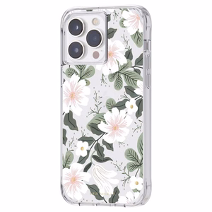 Rifle Paper Clear vāciņš ierīcei iPhone 14 Pro Max, ar “Willow” rakstu