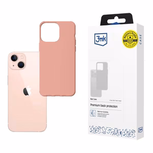 Viedtālruņa apvalks iPhone 14 no 3mk Matt Case sērijas - rozā