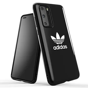 Adidas OR SnapCase Trefoil viedtālruņa apvalks Huawei P40 - melns