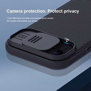 Nillkin CamShield Pro PC+TPU Case for Iphone 15 Plus blue