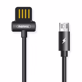 REMAX kabelis Waist Drum RC-082m - USB uz Micro USB - melns