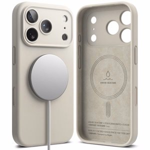 Ringke silikona magnētiskais MagSafe apvalks viedtālrunim iPhone 17 Pro - beigs