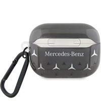 Mercedes MEAP8DPMGS AirPods Pro apvalks ar lielas zvaigznes rakstu, melns